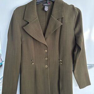 Scarlett olive green Women's Blazer